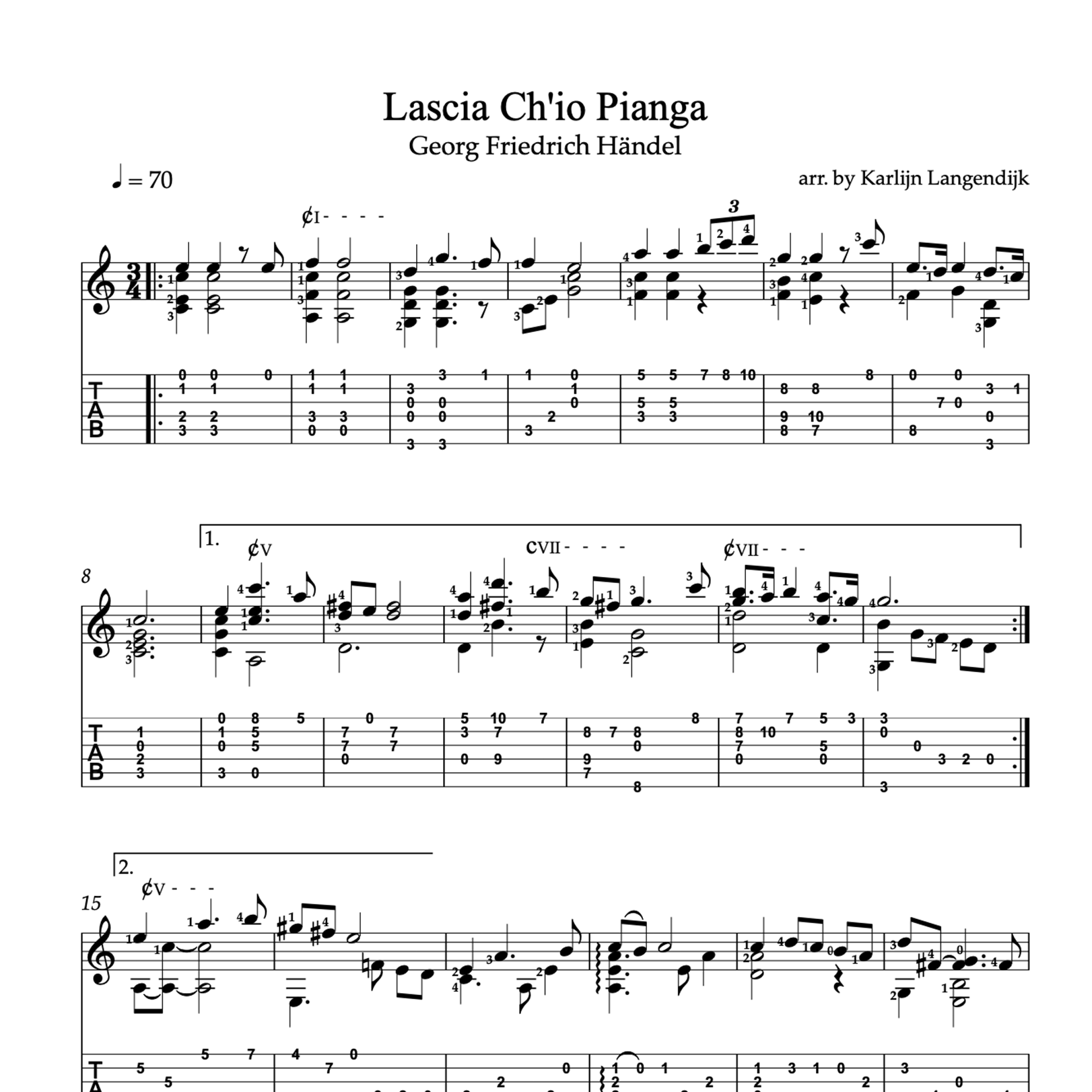 Lascia Ch'io Pianga (Händel)